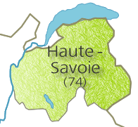 Carte de Haute-Savoie